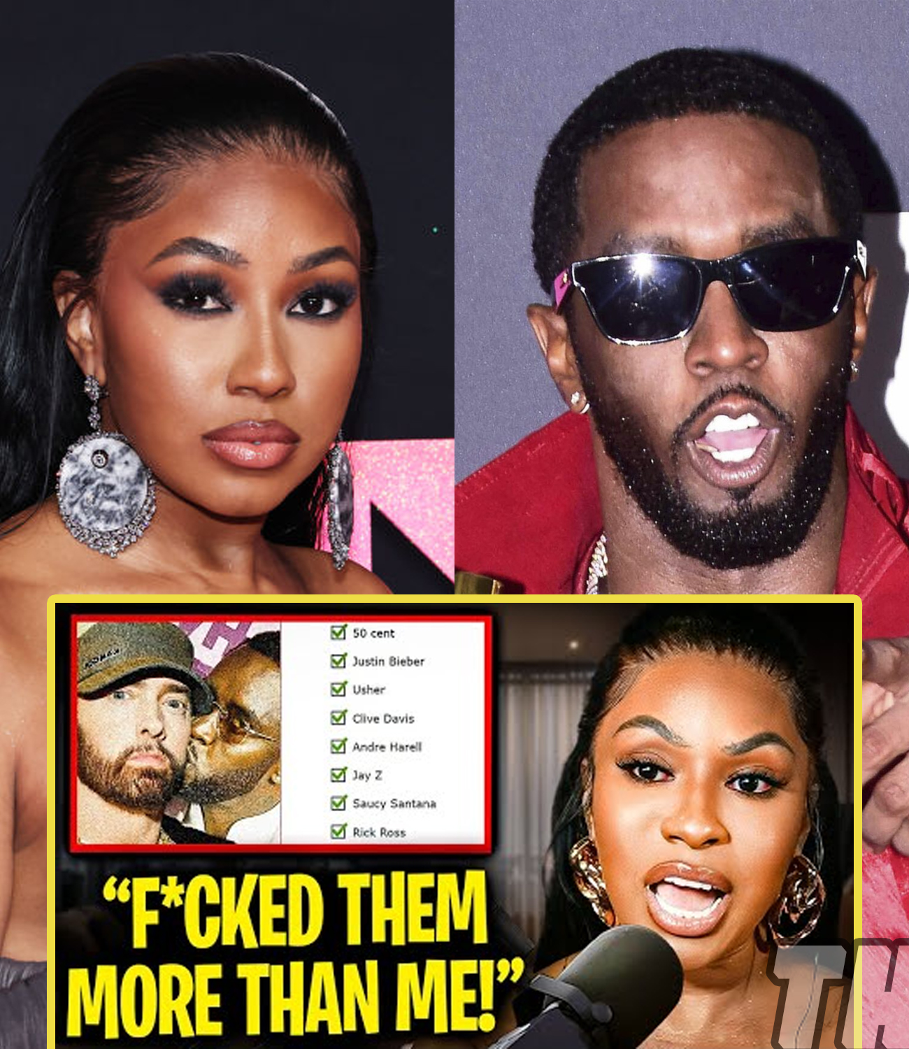 Video Yung Miami Exposes The List Of Celebs Diddy Had Gay Affairs