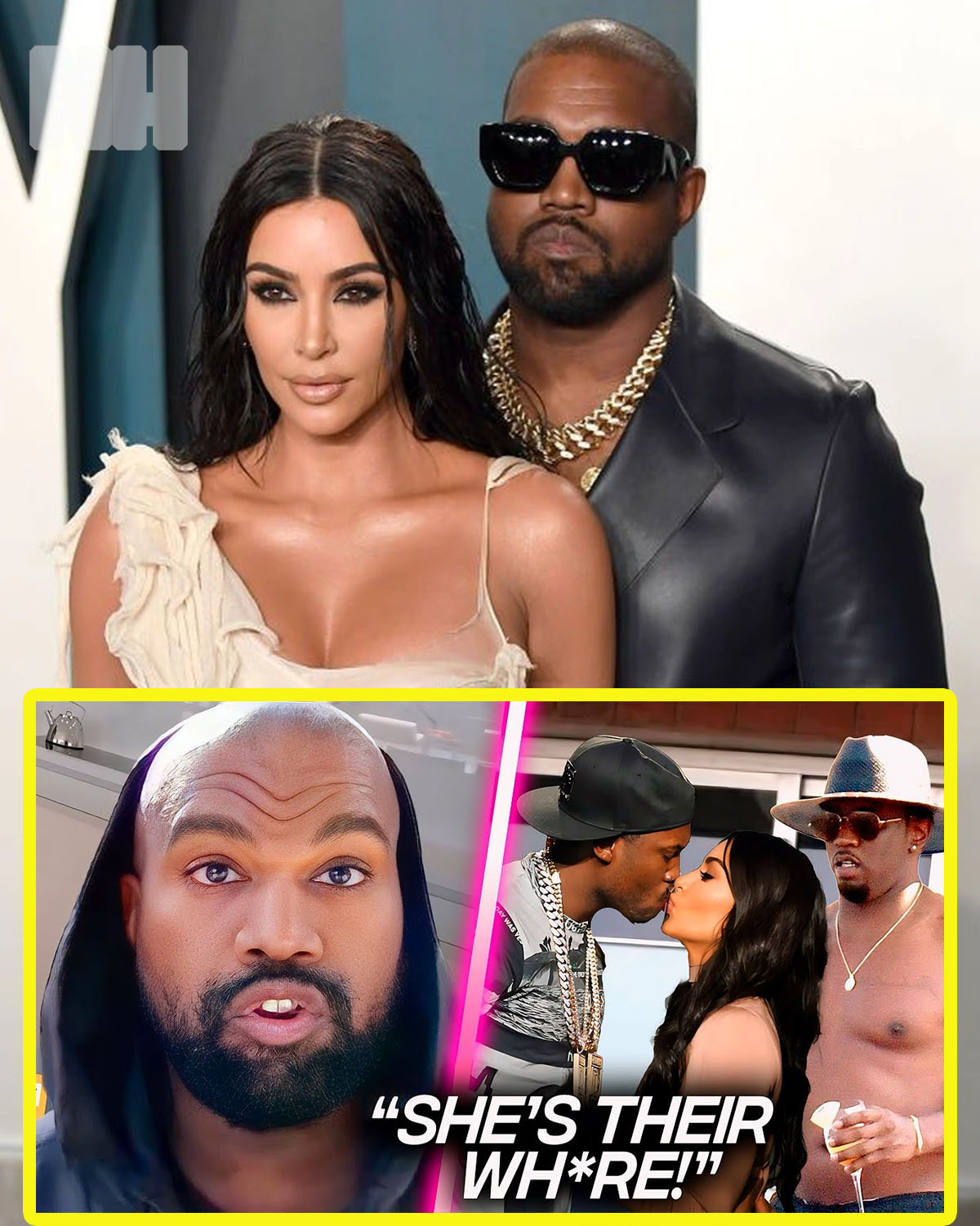 Kanye West EXPOSES Kim For Cheating On Him With Diddy Meek Mill News