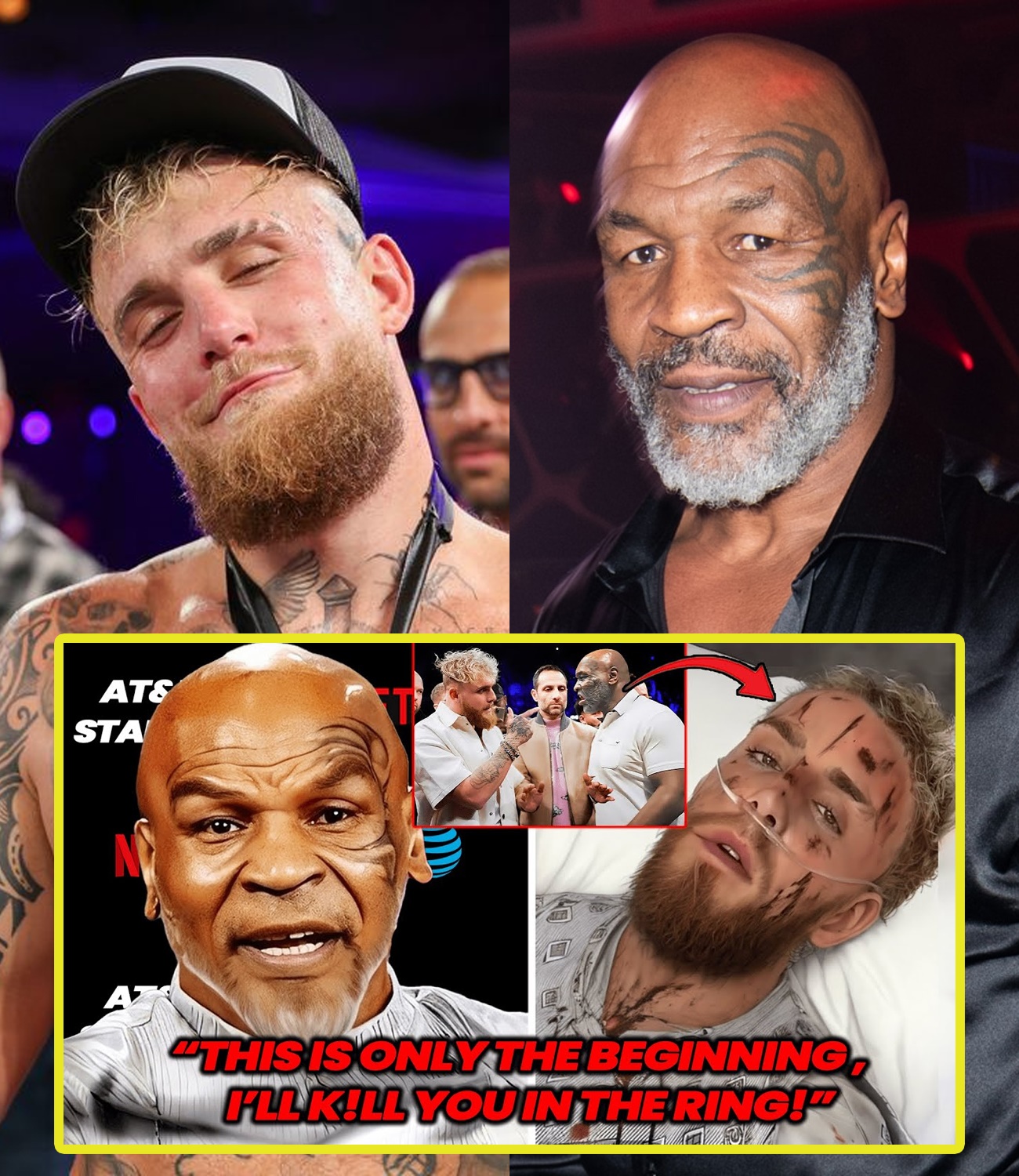 (VIDEO) JAKE PAUL IN BRUTAL CONDITION AFTER MIKE TYSON'S ATTACK IN THE ...