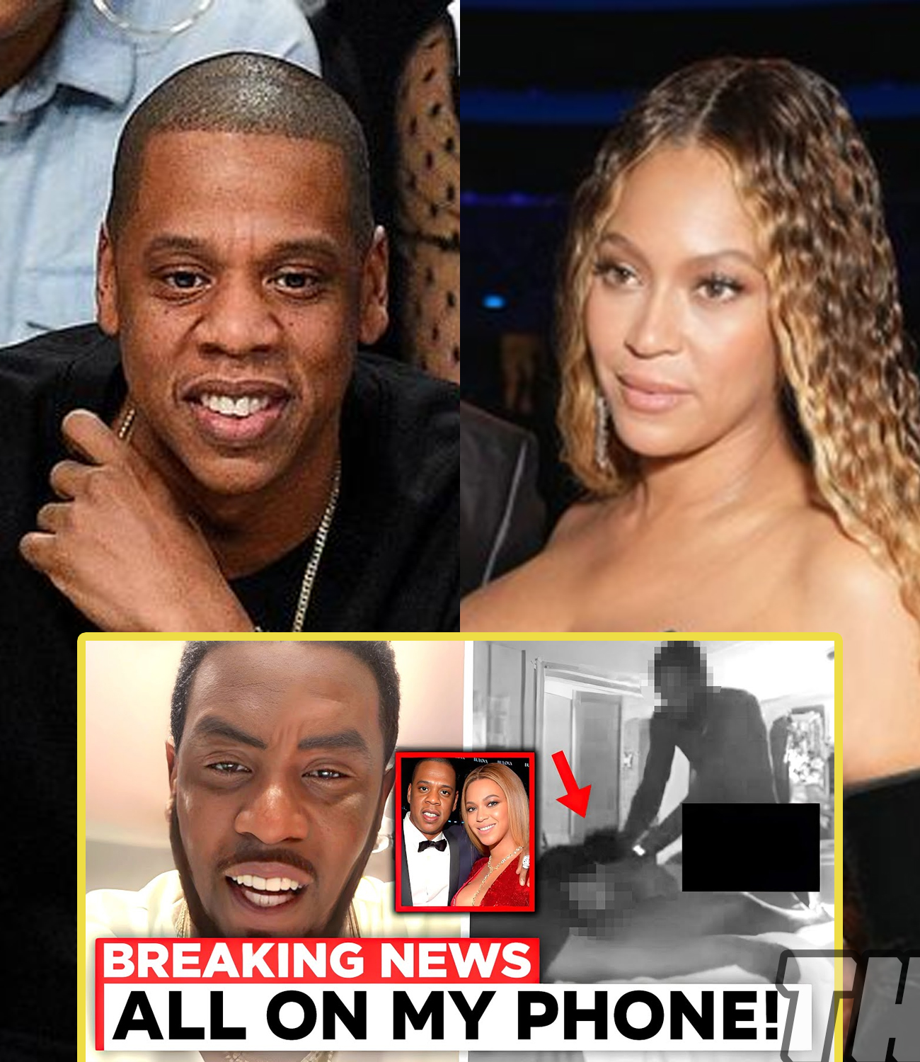 (VIDEO) Diddy LEAKS His Secret S3X Tapes With Jay Z & Beyonce For